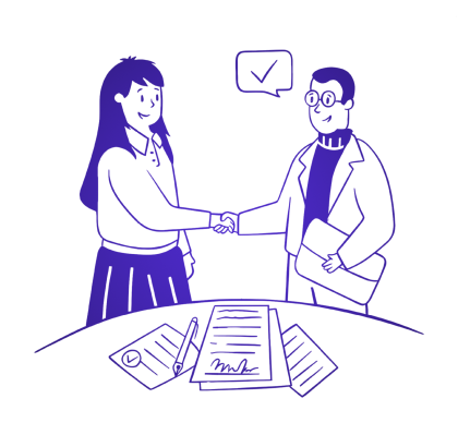 Illustration for interview step